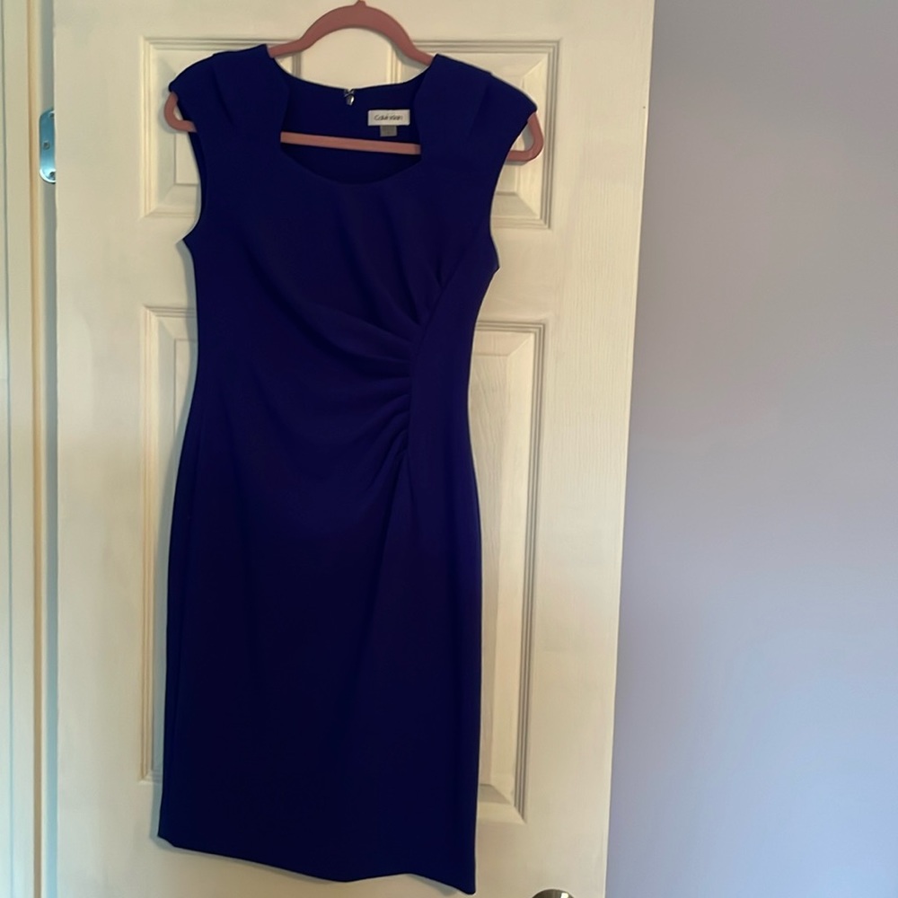 CALVIN KLEIN (Size 4) Blue Cocktail Dress